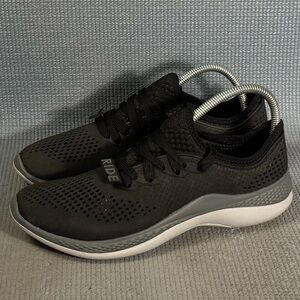 Crocs LiteRide 360 Pacer Black Lace Up Walking Shoes Women’s Size 9